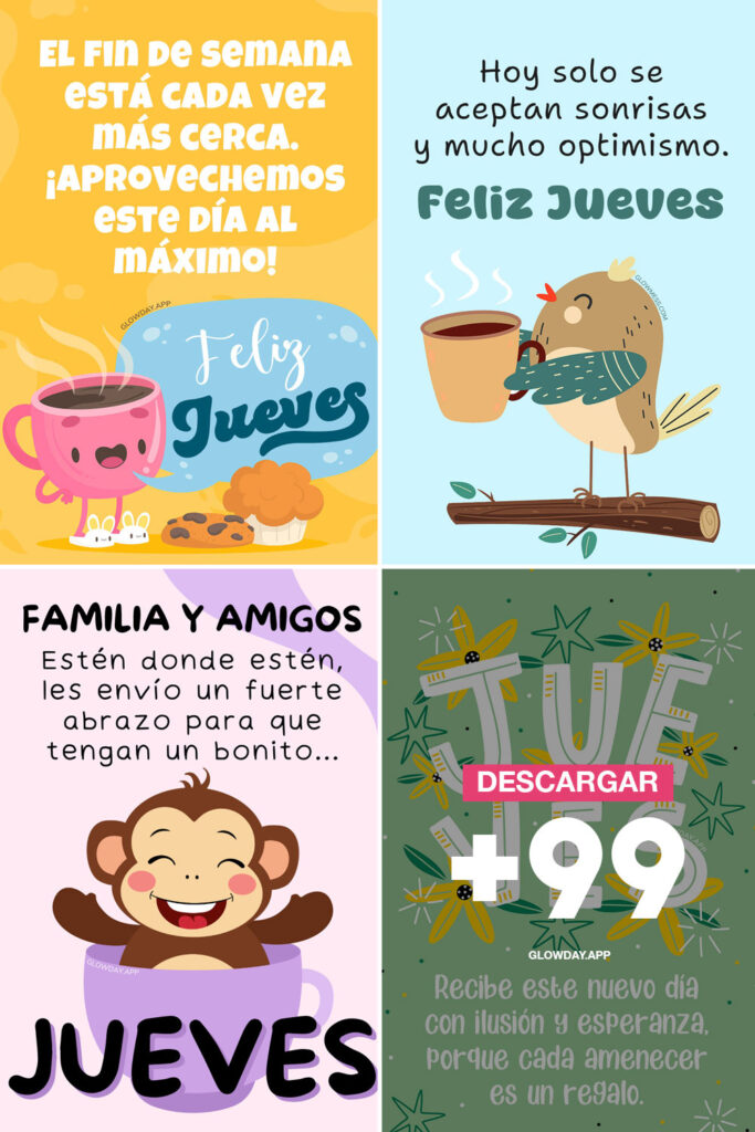 buenos dias feliz jueves imagenes con frases bonitas