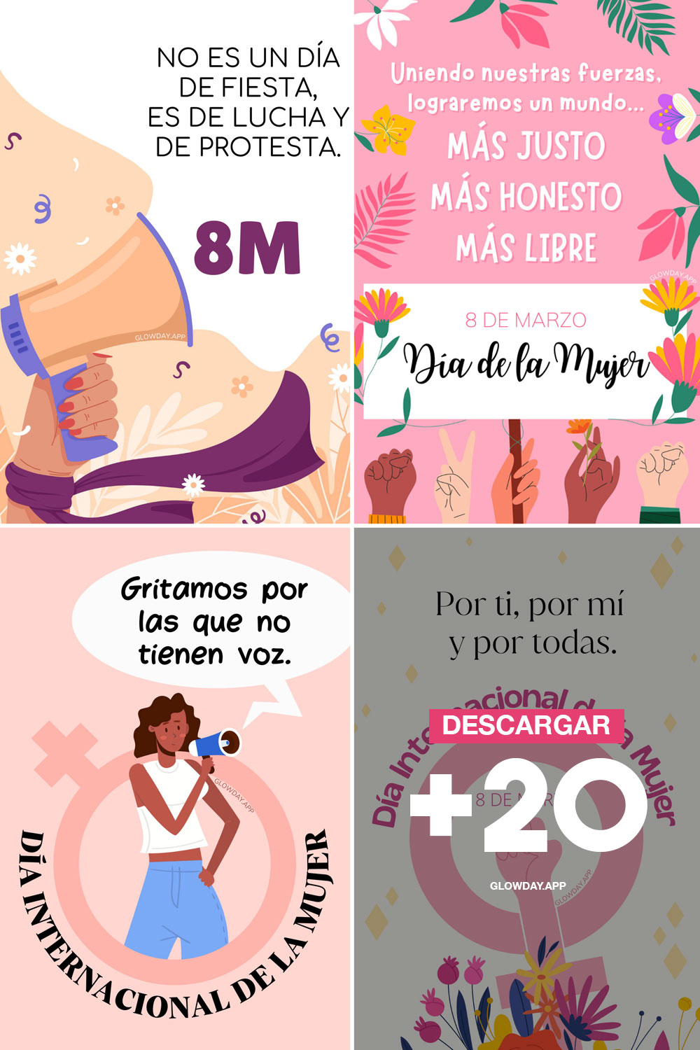 Tarjetas para el Día de la Mujer 2025: Frases para el 8 de Marzo