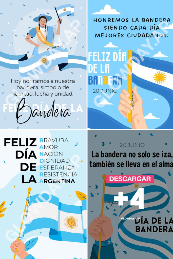 20 de junio feliz dia de la bandera argentina