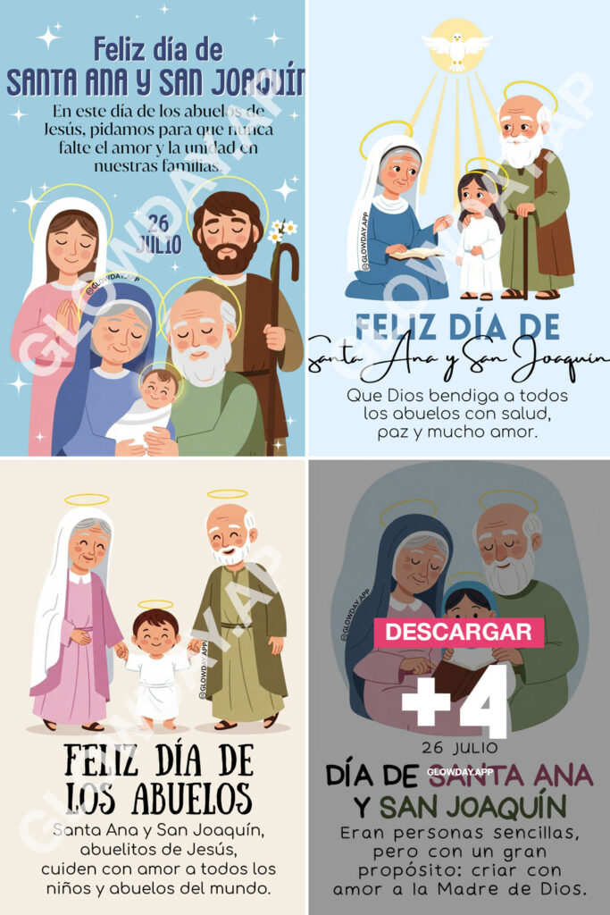 feliz dia de santa ana y san joaquin dia de los abuelos 26 julio