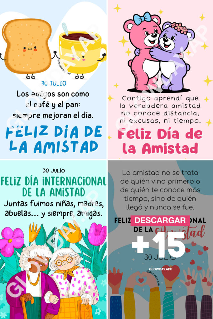 feliz dia internacional de la amistad 30 de julio