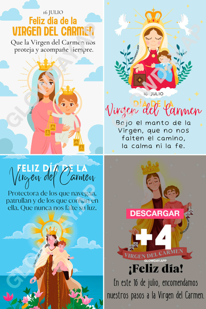 feliz dia de la virgen del carmen
