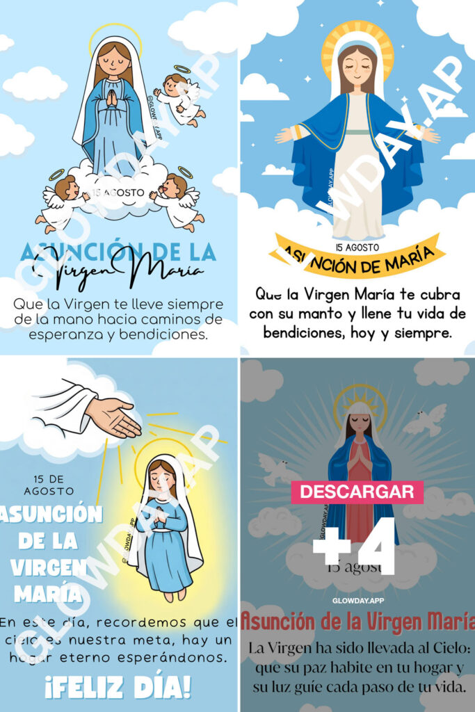 15 de agosto feliz dia de la asuncion de maria